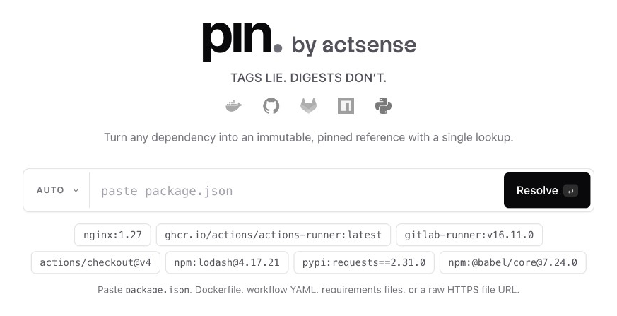 pin.